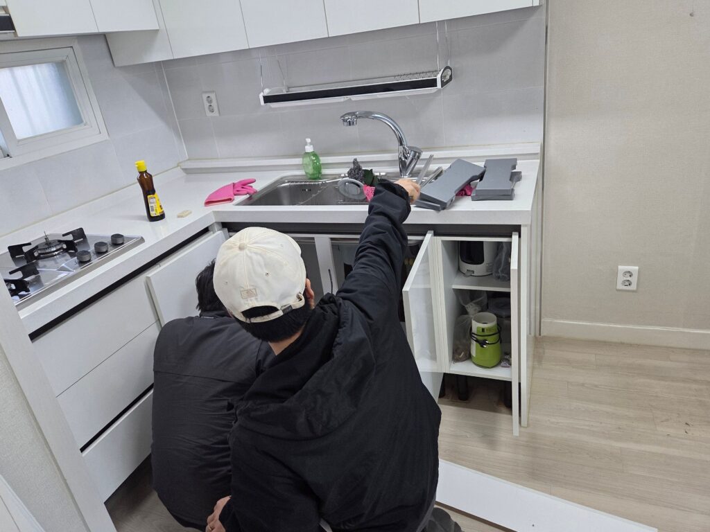 작업 후 복구·마감까지 확인한 상태